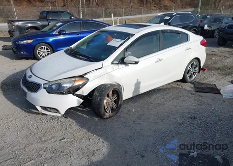 2016 Kia Forte Ex из США, поврежденный, VIN KNAFZ4A80G5549915